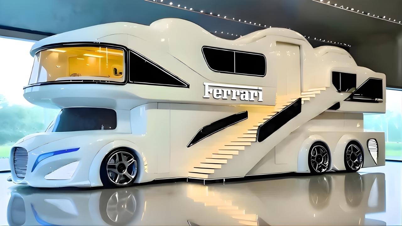 2026 Ferrari Motorhome Unveiled with Exotic Supercar Styling and Ultra-Premium Comfort